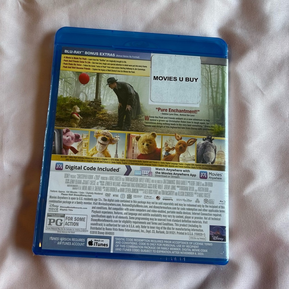 Christopher Robin Blu-ray + DVD – New in Packaging - Picture 2 of 3